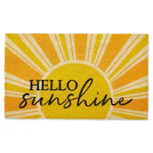 Yellow Hello Sunshine Doormat