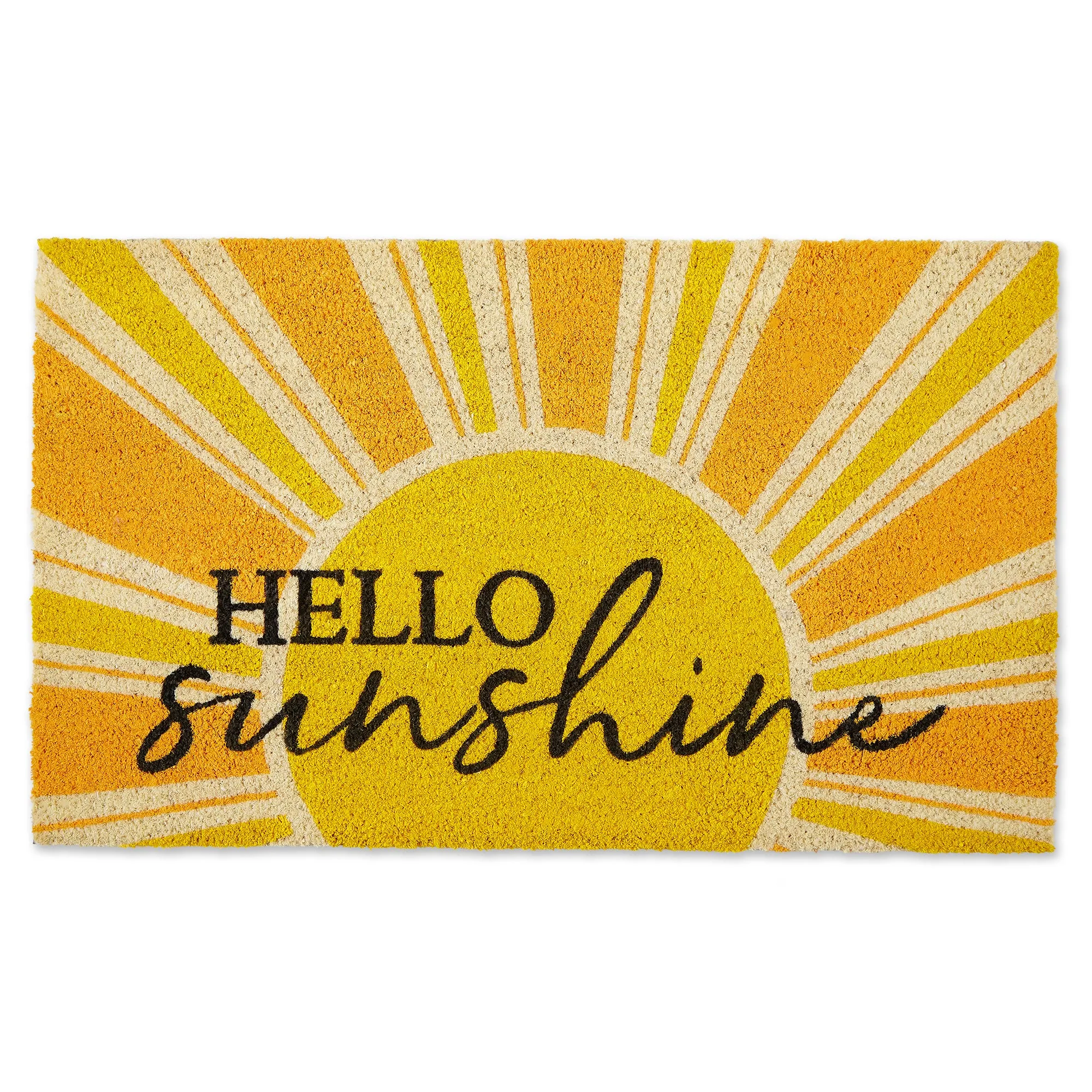 Yellow Hello Sunshine Doormat