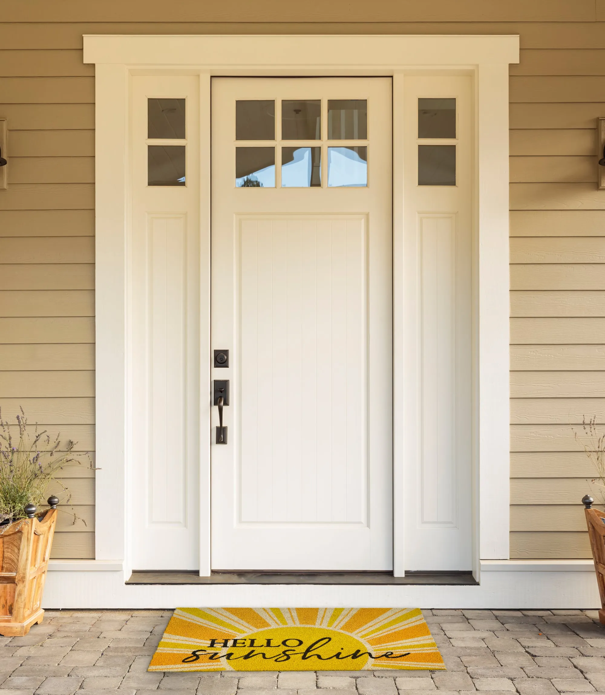 Yellow Hello Sunshine Doormat