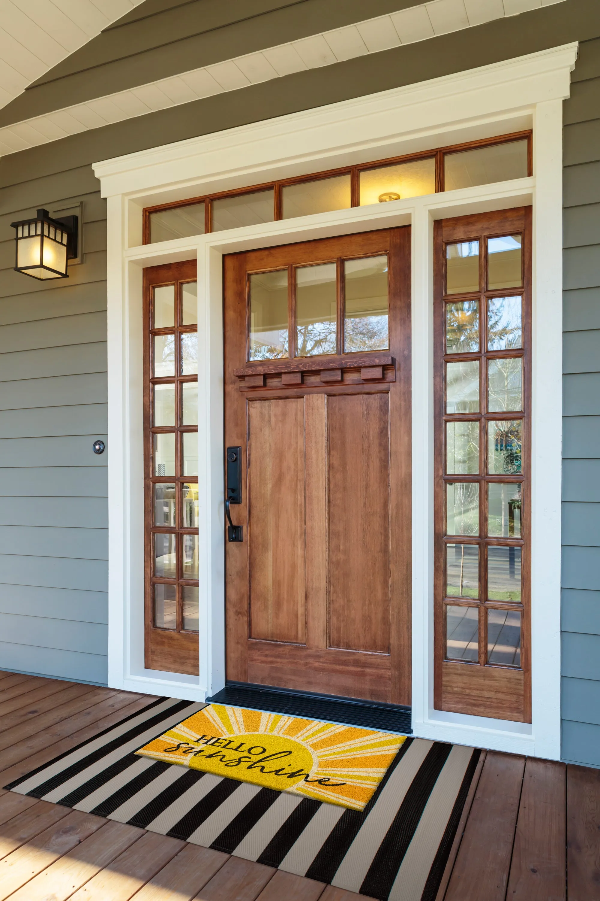 Yellow Hello Sunshine Doormat